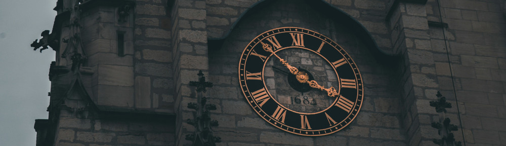 Time is Looped by Oleg Volkov Clock tower, photo by Jusdevoyage