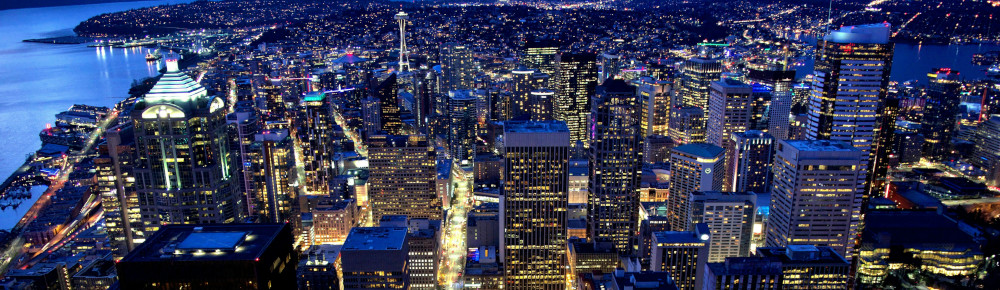 Night in Seattle, photo by Jesse Collins