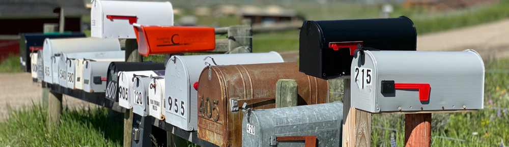 Elly & Jack by Barry Basden Rural mailboxes, Photo by Paula Hayes