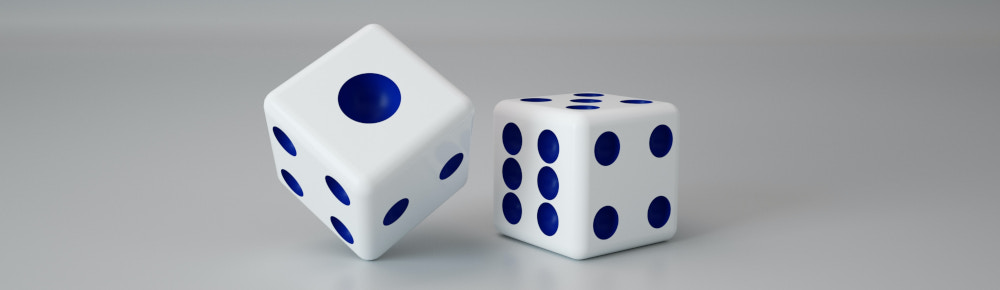 The Blues Notes by Adrian S. Potter A pair of dice, photo by Ric Tom