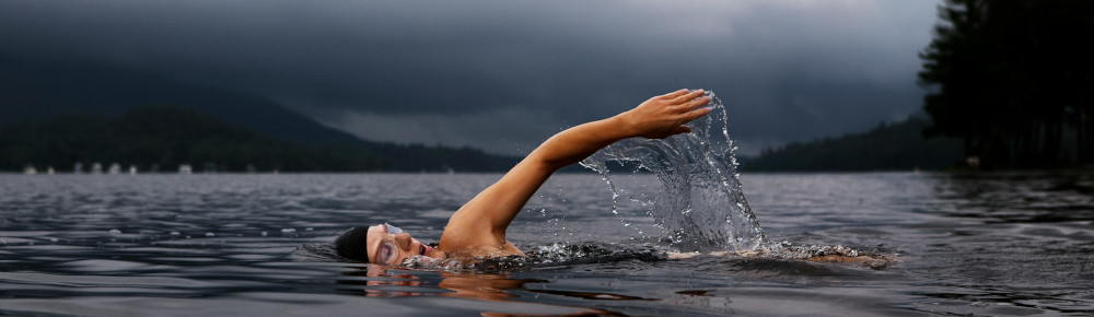 Swimming in a lake, photo by Todd Quackenbush